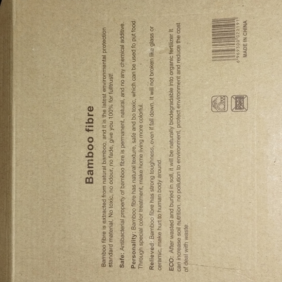 Bamboo Fibre Kids Plate & Utensil Set - Picture 2 of 3